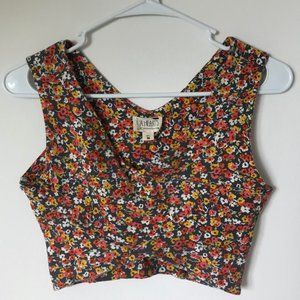 floral crop top